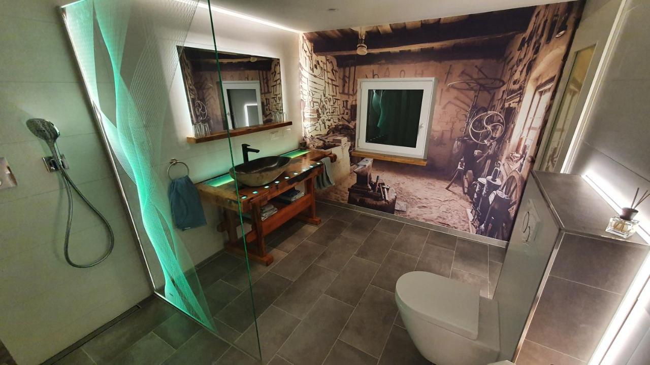 Ferienhaus Balkenkunst Radebeul Esterno foto